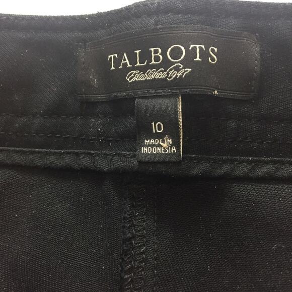 Talbots Signature Black Pants sz 10 Career Pants Work Pants - Picture 4 of 8